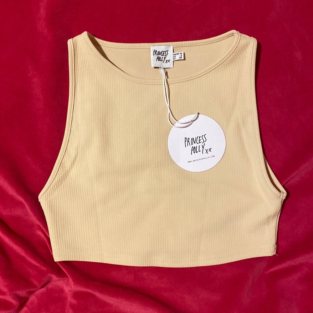 Princess Polly Laila Tank Top in Beige